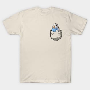 Pocket Budgie Bird Parrot T-Shirt T-Shirt